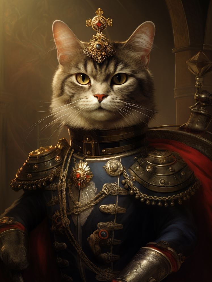 Royal Cat Portraits