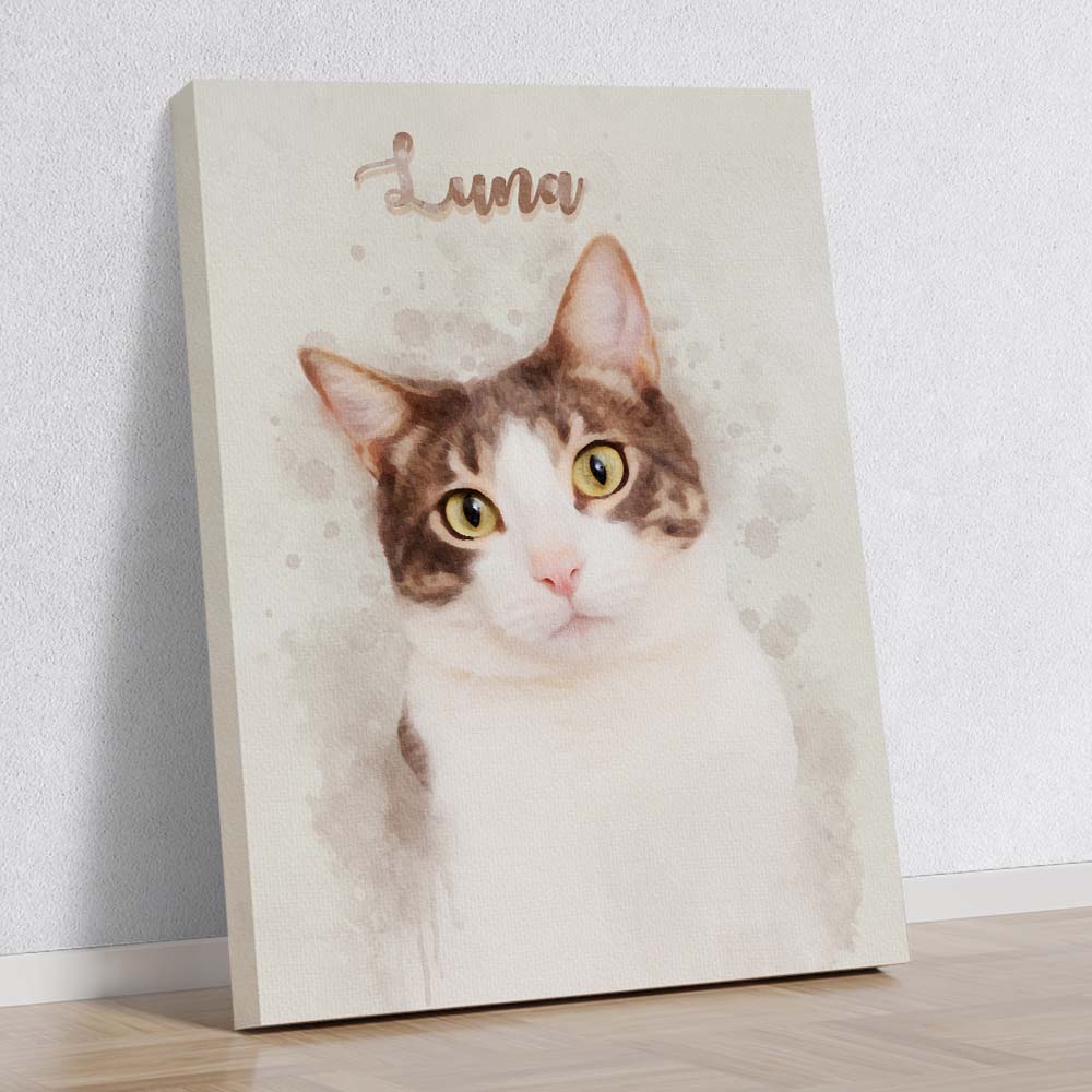 Watercolor Pet Portrait