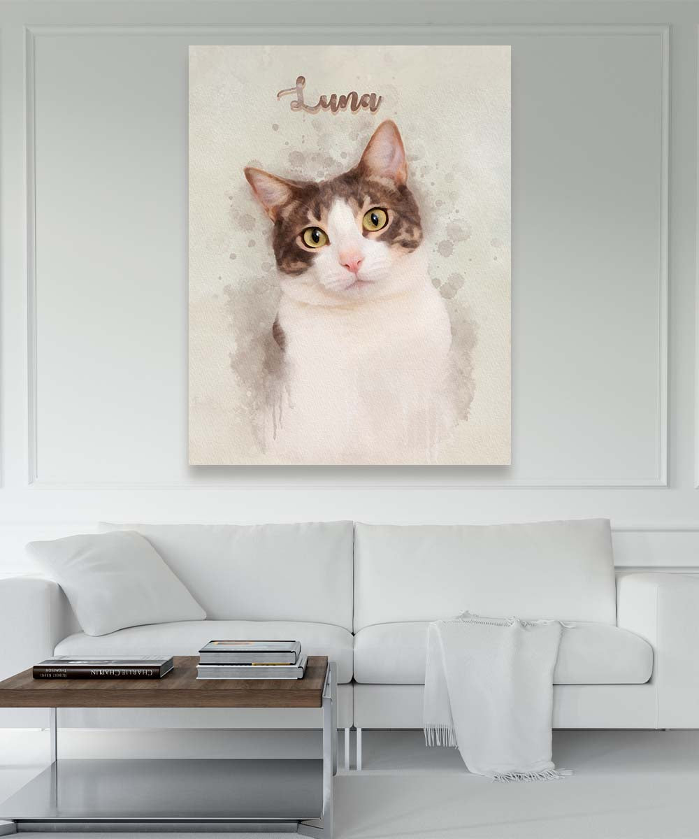 Watercolor Pet Portrait