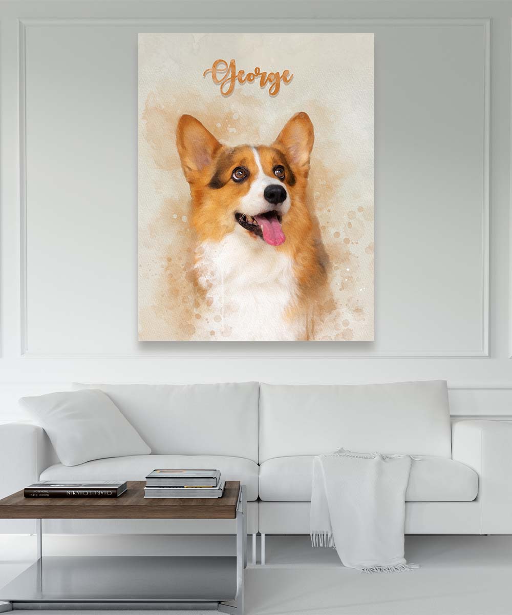 Watercolor Pet Portrait