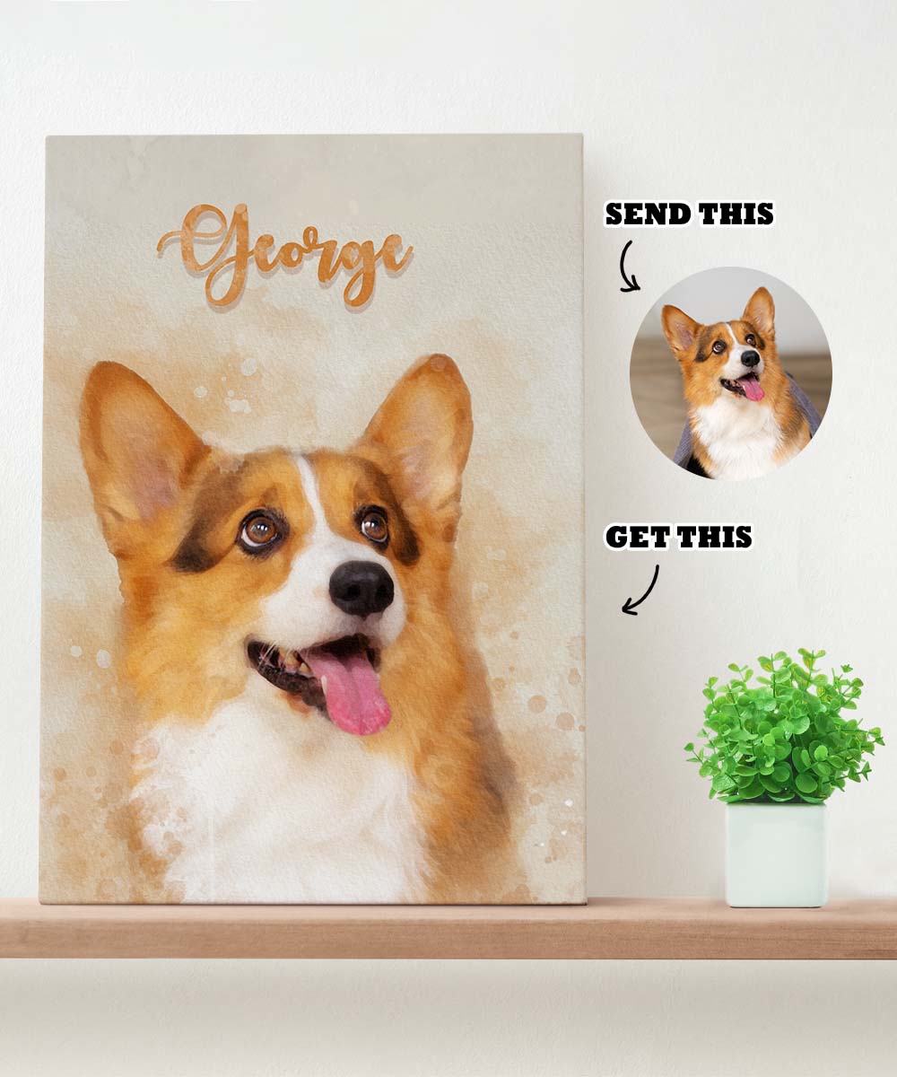 Watercolor Pet Portrait