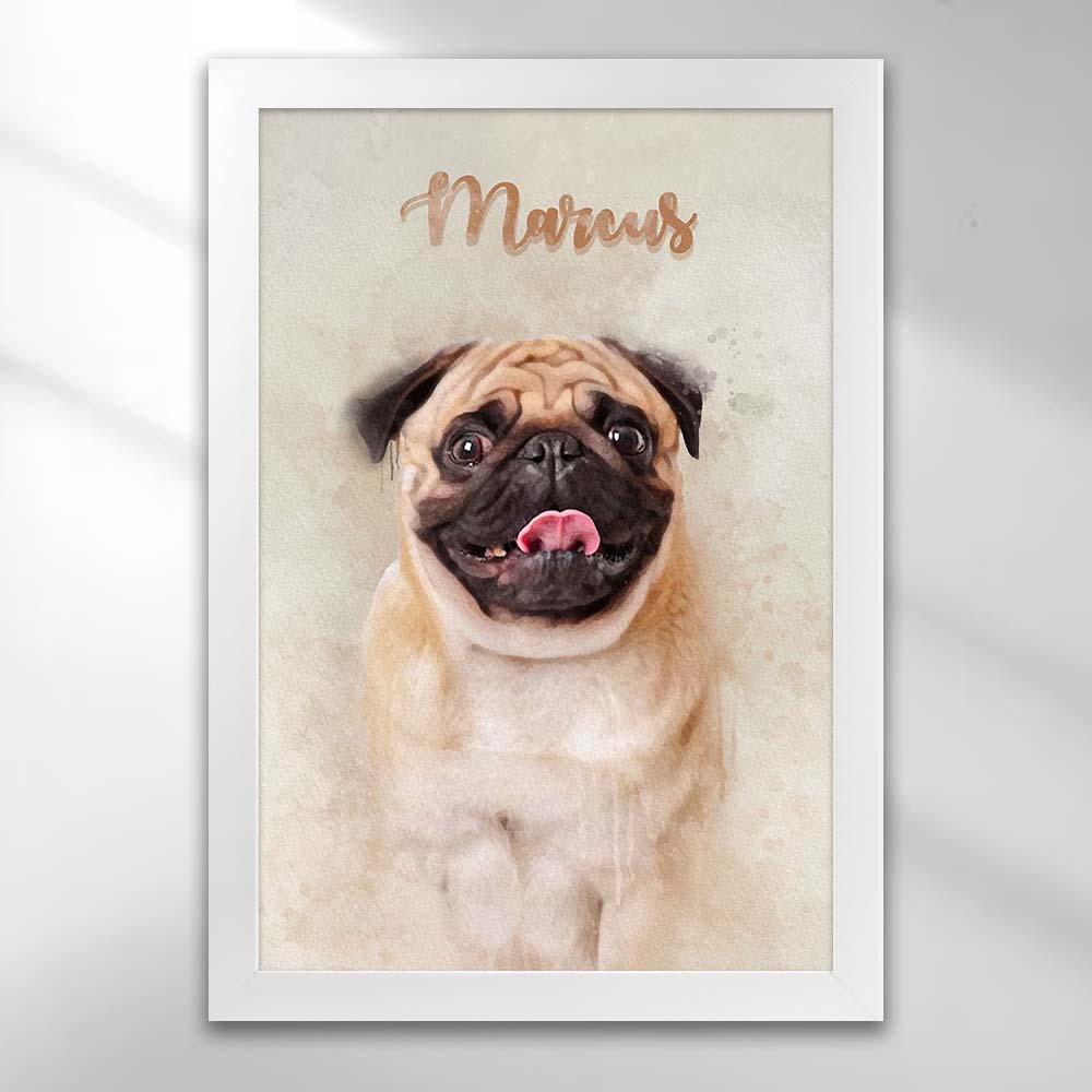 Watercolor Pet Portrait