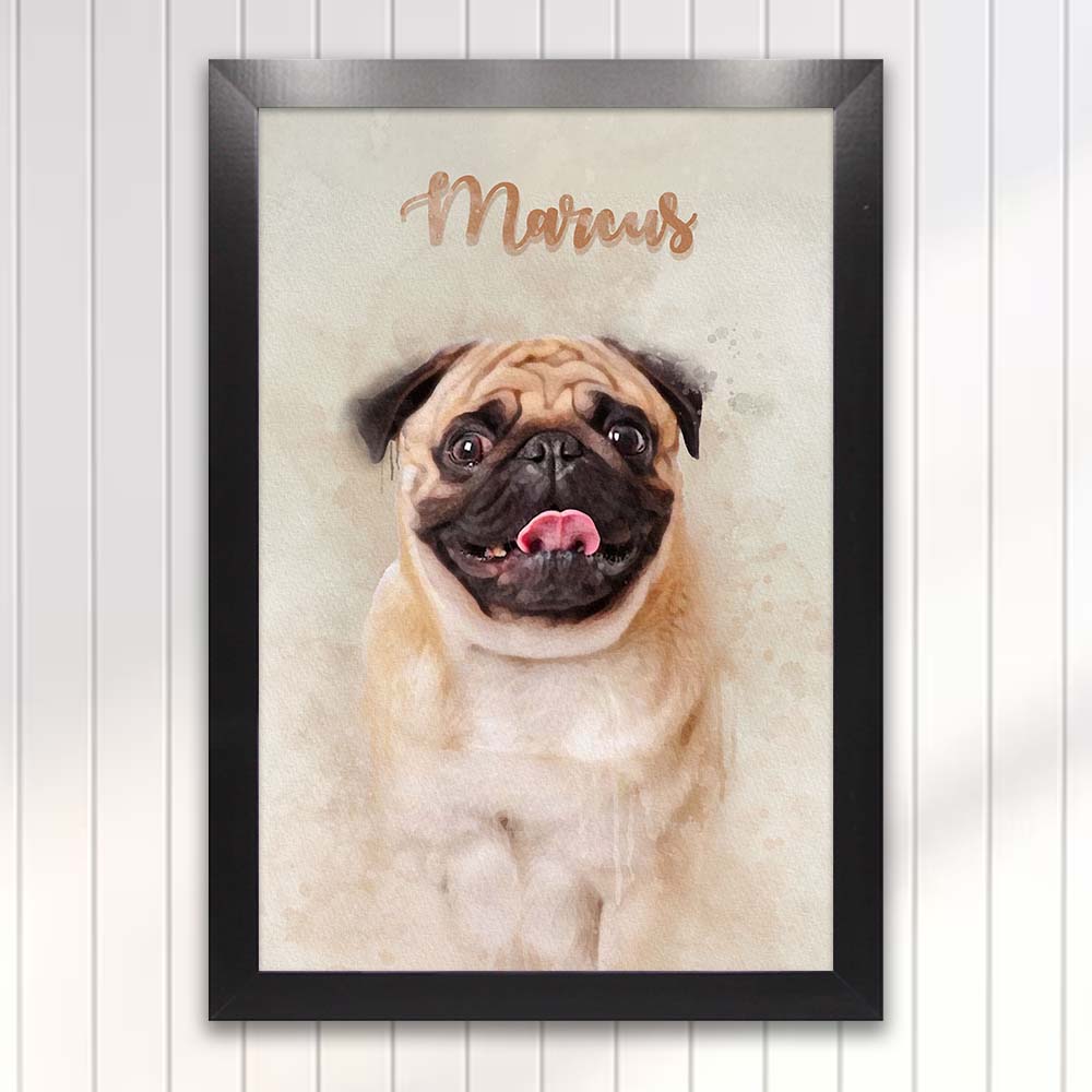 Watercolor Pet Portrait