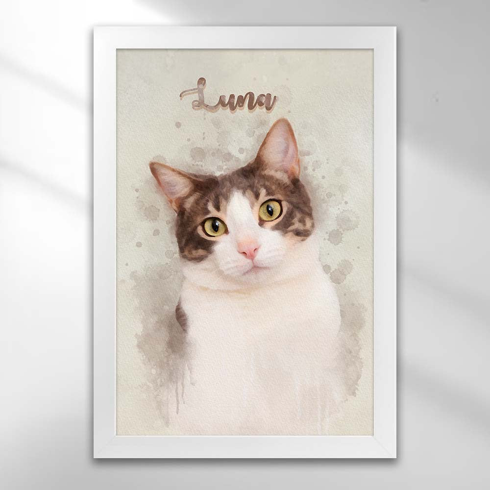 Watercolor Pet Portrait