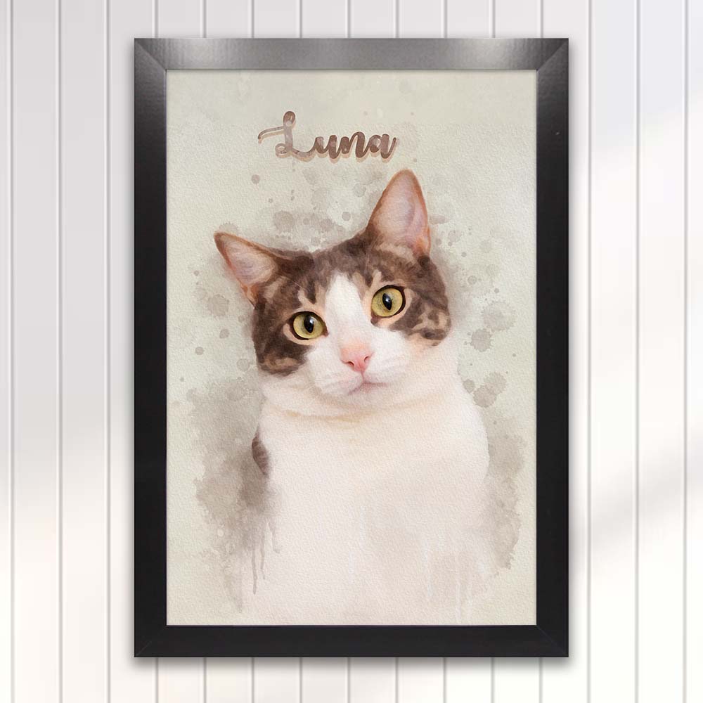 Watercolor Pet Portrait