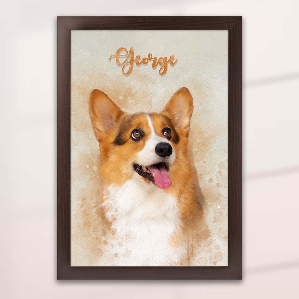 Watercolor Pet Portrait