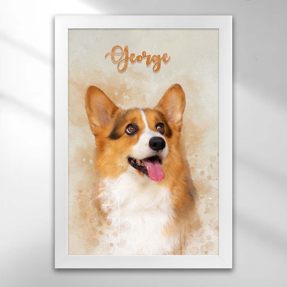 Watercolor Pet Portrait