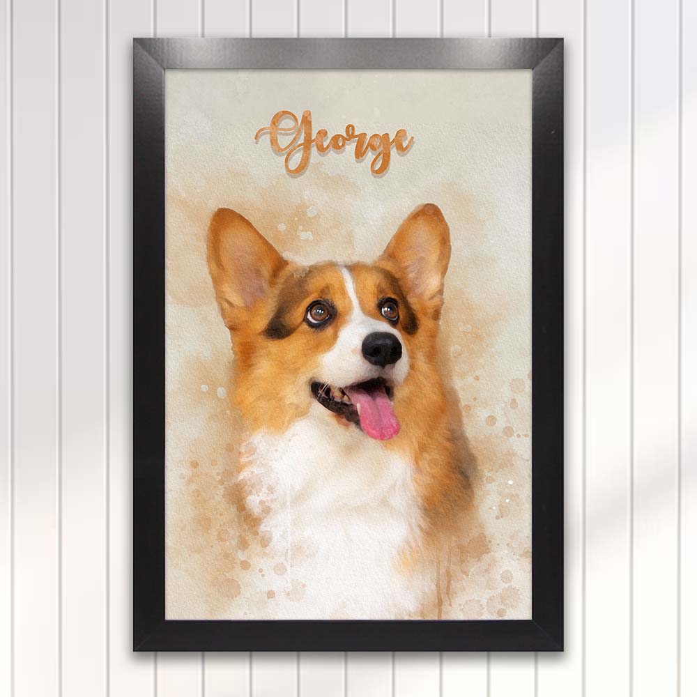 Watercolor Pet Portrait