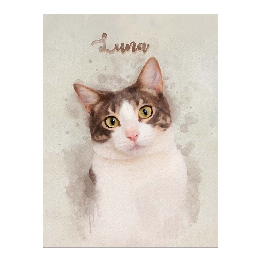 Watercolor Pet Portrait