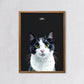 Custom Modern Cat Portrait