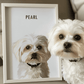 Custom Modern Dog Portrait